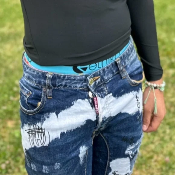 DSQUARED | Jeans | Dsquared2 Men Graffiti Spray Paint Jeans